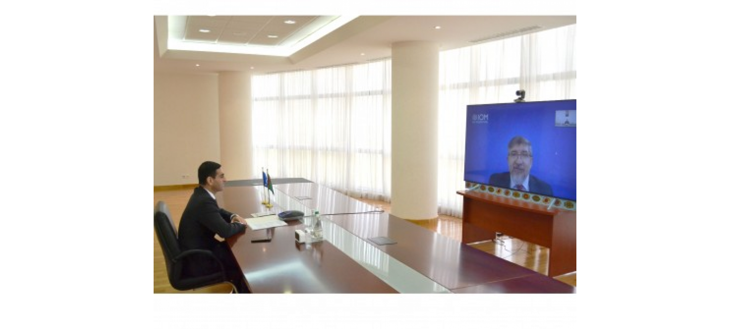 A MEETING WITH THE IOM REGIONAL COORDINATOR WAS HELD AT THE MFA OF TURKMENISTAN